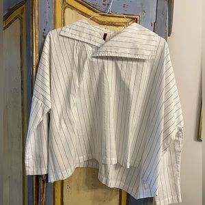 Beautiful Blanque Striped Blouse